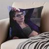 CCosima Niehaus Cushion Cover Pillowcase Antidustmite Invisible Zipper Short Plush Sofa Cushion