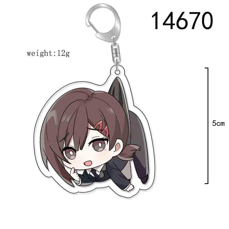 Chainsaw Man Pochita Acrylic Keychain Anime Figure