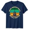 Never Underestimate An Old Unisex With A Guitar Guitarist Hobbies Unisexs Tee
