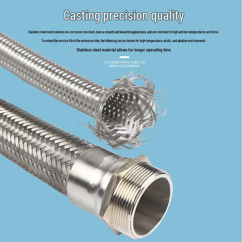 Junsong 304 Stainless Steel Corrugated Flexible Hose