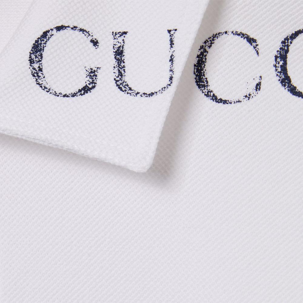 GUCCI Printed Short Sleeve Polo Shirt 806255-XJG14-9074