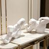Абстрактная статуэтка мускулистого мужчины 3D-печать, мускулистая мужская фигурка, коллекционная современная скульптура бодибилдера для декора офисного стола, подарки для людей из спортзала, мужчин