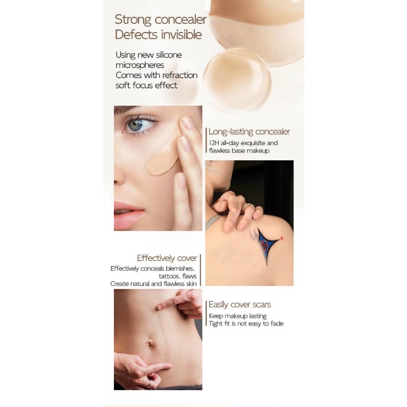 HD Консилер Точечные Постакне Темные Круги Натуральный Консилер Фиксация Макияжа Не Скатывается Тональный Крем