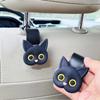 2Pcs Cartoon Cat Car Seat Headrest Hooks Multi-function Front Seat Headrest Organizer Universal
