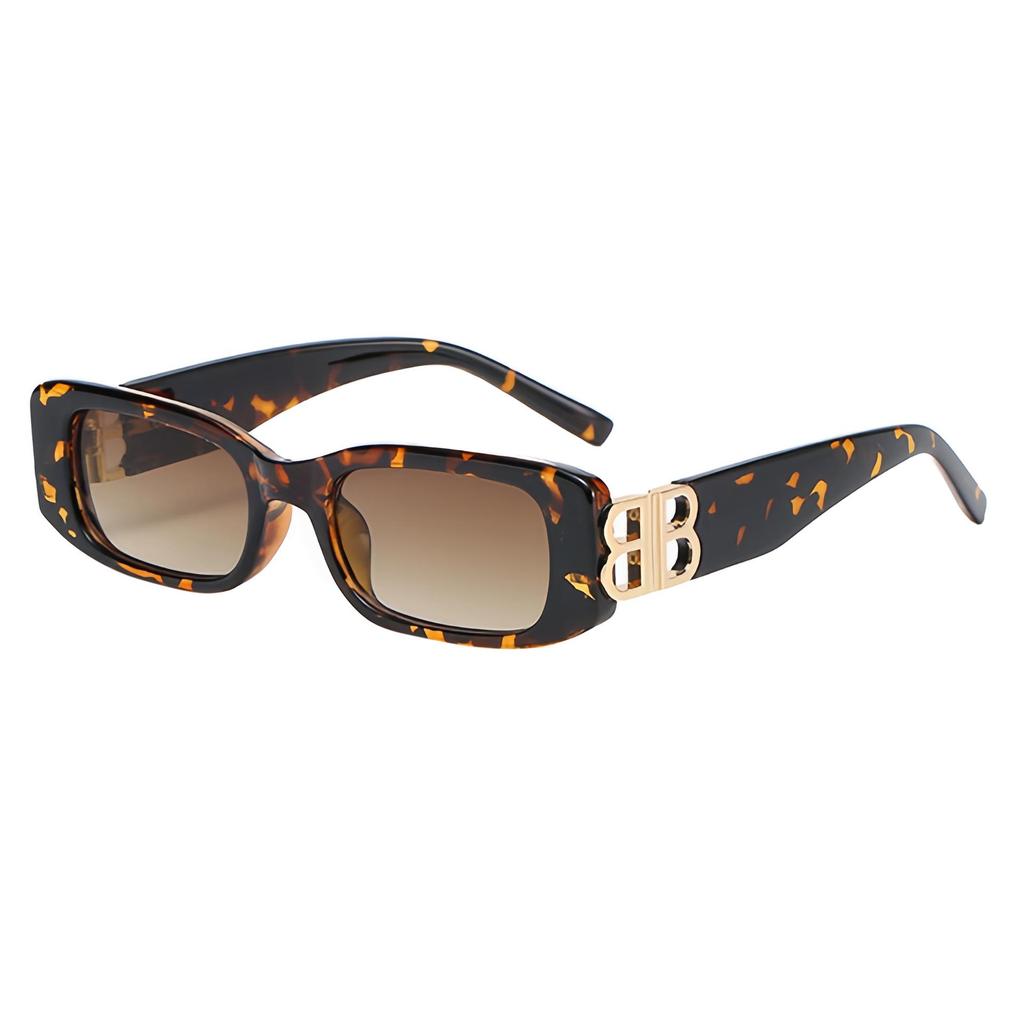 Европейский и американский уличный стиль Модные солнцезащитные очки в маленькой квадратной оправе