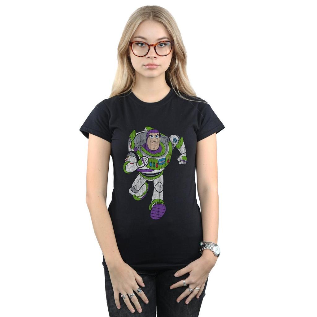 Disney Womens/Ladies Toy Story 4 Classic Buzz Lightyear Cotton T-Shirt