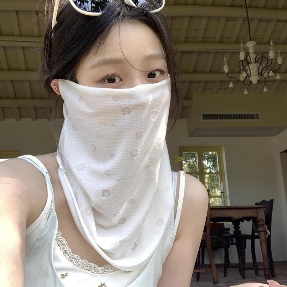 Quick Drying Sun Protection Mask Breathable Sunscreen Veil Sun Protection Scarf for Sun Protection