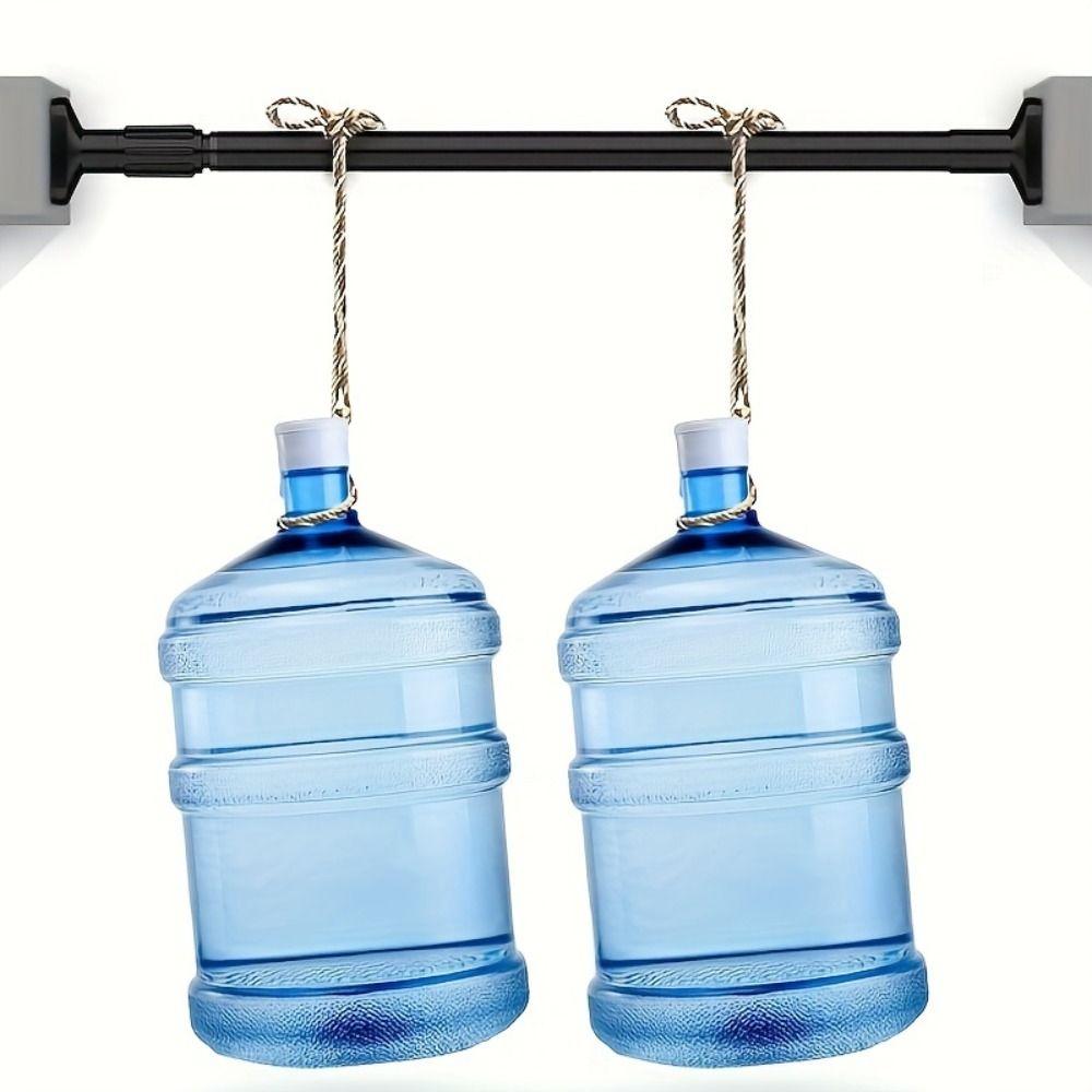 Punch-free Telescopic Clothing Rod Stainless Steel Support Rod Simple Clothes Hanging Rod Closet