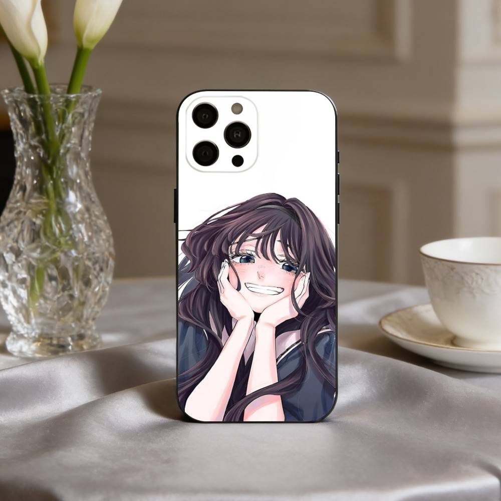 K-Kaoru H-Hana wa Rin to S-Saku Чехол для телефона Для iPhone 17pro, 16,15,14,13,12,11 X XR Plus, Другие Мягкий Черный Чехол