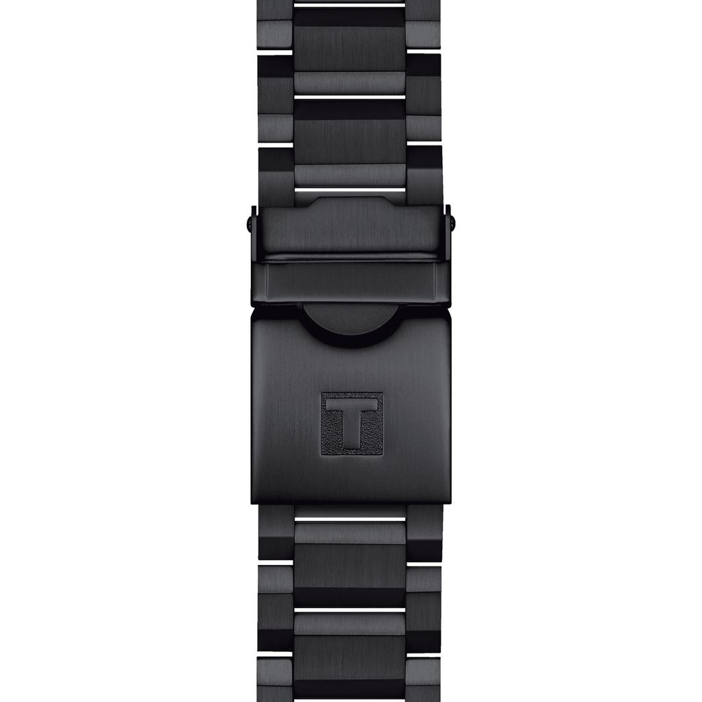 Tissot Мужские модные часы из нержавеющей стали с черным циферблатом T125.617.33.051.00