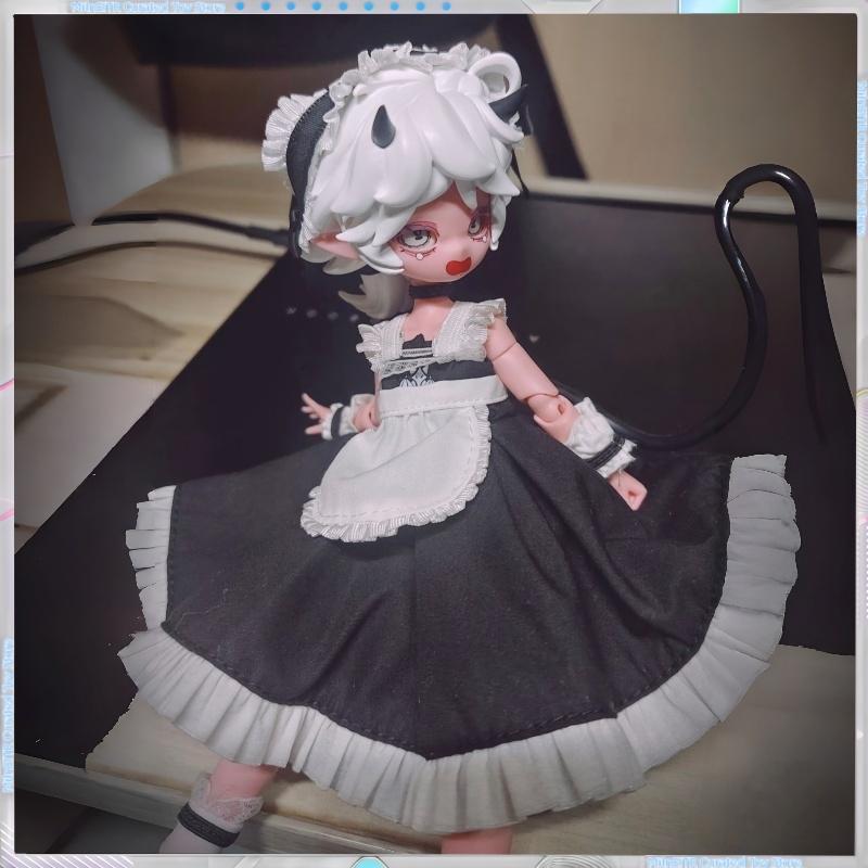 Cooze BJD Рога Дьявола Масштаб 1/8 Подвижная Кукла Украшение Слепой Бокс Креативная Настольная Коллекция Игрушки С Изысканной Подвижностью Суставов