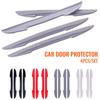 4 шт., защитная полоса для боковой двери автомобиля, защитная полоса, защита для бампера, ручка, 3D наклейка, Стайлинг автомобиля
