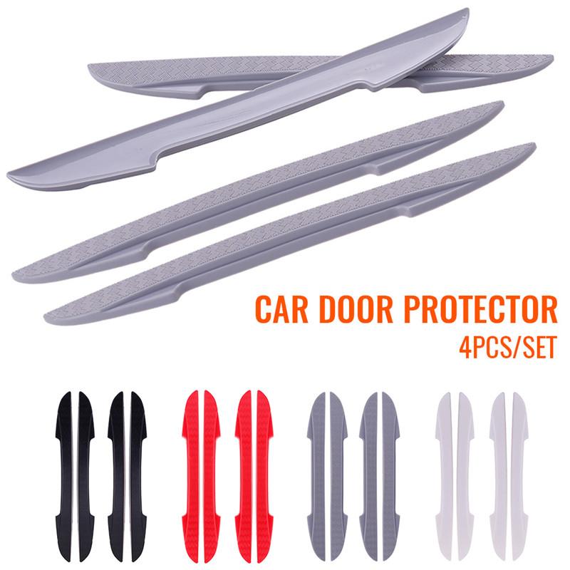 4 шт., защитная полоса для боковой двери автомобиля, защитная полоса, защита для бампера, ручка, 3D наклейка, Стайлинг автомобиля