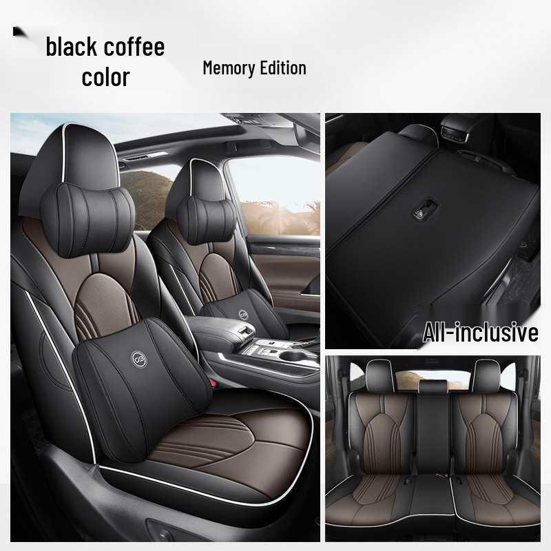 Toyota Highlander Car Seat Cushion Set: 5-Seater and 7-Seater All-Season Full Coverage Interior Accessories