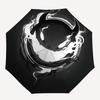 1pc Demon Art Pattern Automatic Folding Umbrella - Compact 8-Rib Design, Durable Plastic & Iron, Lightweight for Outdoor Daily Use083
