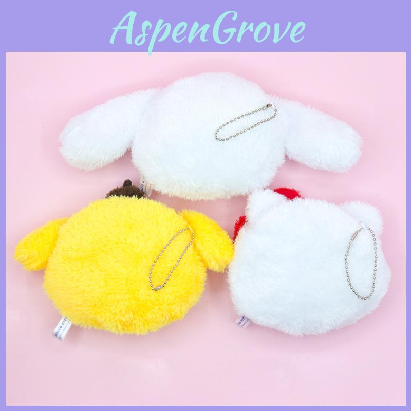Плюшевая копилка-кошелек Pompompurin с мягким коротким ворсом для девочек и коллекционеров
