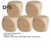 5Pcs 2/3/4/5/6/7CM Wooden Dice Rounded Corner Six-Sided Giant Dice DIY Hand Painted Gaming Dice Heavy Duty Block Cube Game Night Props