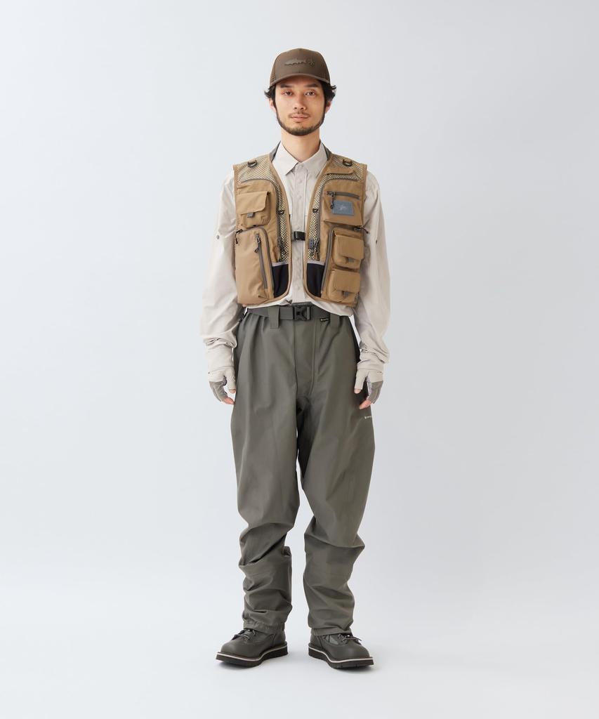 Snow Peak Oreti Vertical Pocket Vest Outerwear Vest BEIGE M EP-VT-26SU001 Mid-layer Men's Women's