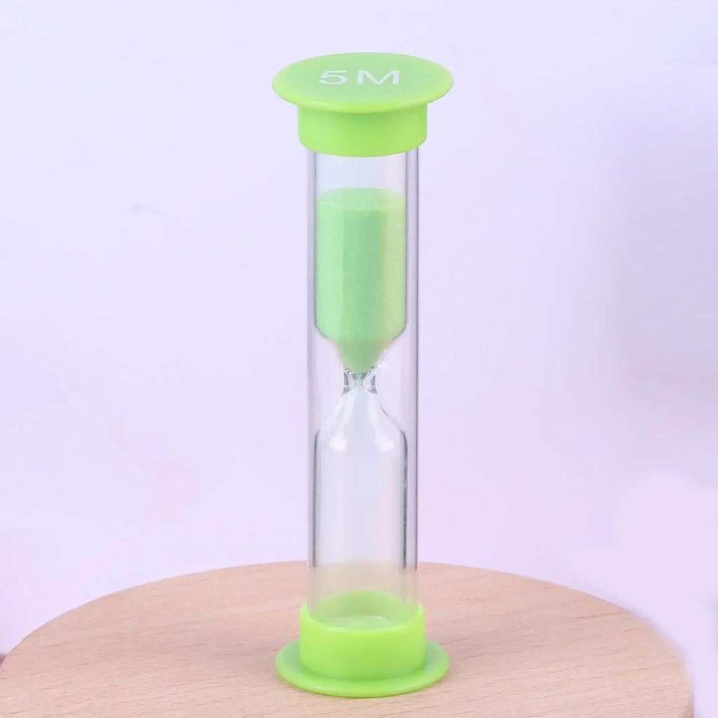 6 Pieces/set Sand Clock Hourglass 30S 1 2 3 5 10 Minutes Ornaments Home Children Gift Decoration Timer Clocks Decor Garden