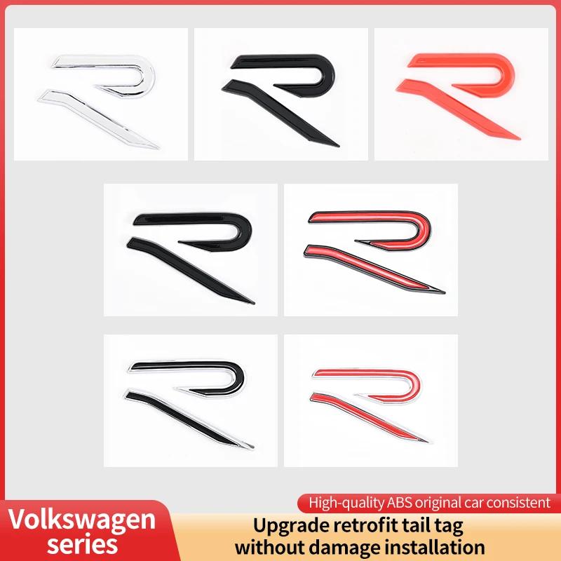 Для VW Для Volkswagen GTI/CC/V6/V8/Caddy/Jetta/Lavida специальная наклейка-шильдик на багажник из АБС-пластика серебристо-черная декоративная наклейка w