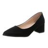 Ladies Shoes 2024 Fashion One Kick Women's Pumps Spring Autumn Pointed Toe Solid Dress Chunky Heels Shallow Plus Size Shoes
