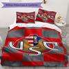 US Cremonese Pattern Bedding uilt Set uilt Cover Pillowcase Home Decoration Birthday Gift (1 * duvet cover + 2 * pillowcase without core)234