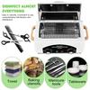 YIKOOLIN High Temperature Cleaning Box 1.5L With Timer Dry Heat Sterilizer For Sundry Beauty Hair Nail Metal Tools With Handle