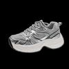 Dad Shoes Women's Shoes Ins Tide 2024 New Spring Platform Sneakers Mesh Showing Feet Small Casual Shoes