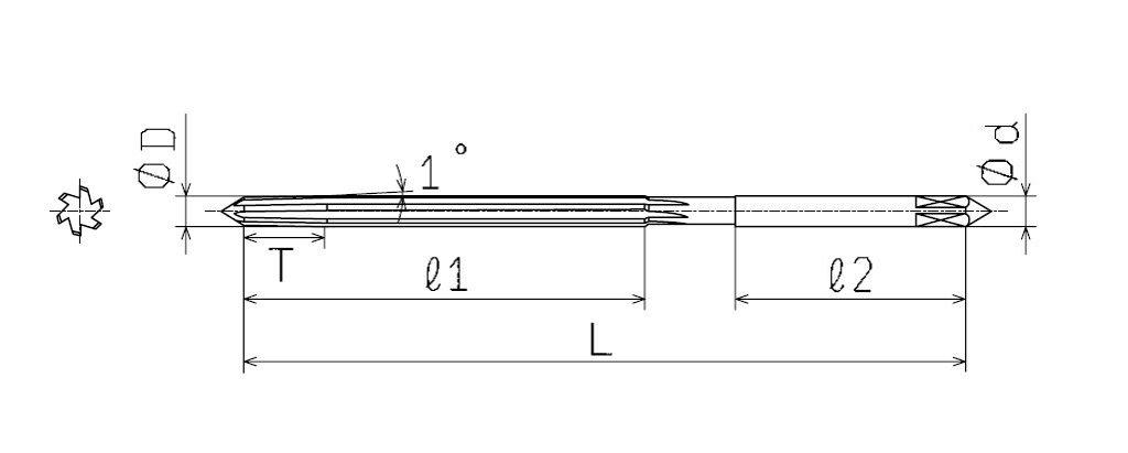 Инструмент Ручная развертка F.P. (ФПТО9) HR3.150