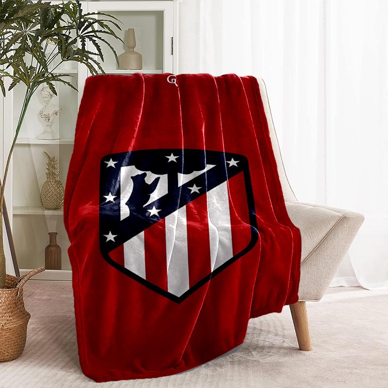 Atletico Madrid Print Blanket - Soft & Comfortable, for Bedroom, Travel, Sofa, Home Decoration - Birthday Christmas Gift for Friend
