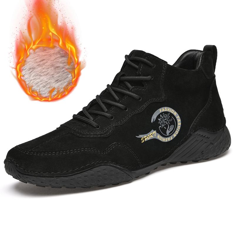 Ботинки из натуральной кожи ручной работы, мужская обувь, удобные ботильоны для мужчин, повседневная обувь, мокасины, мужские зимние ботинки