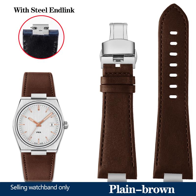 Для Tissot 1853 Серия PRX T137.410A T137407A Кожаный Ремешок для Часов T137 Аксессуары Водонепроницаемый Мужской Интерфейс 12 мм Для Мужчин