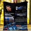 Fast & Furious Theme Printed Blanket - Perfect for Couch, Bed, Travel & Outdoor Use | Machine Washable, Cozy & Durable.