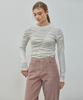 RYUL+WAI High-Waisted Corduroy Crop Pants Pink