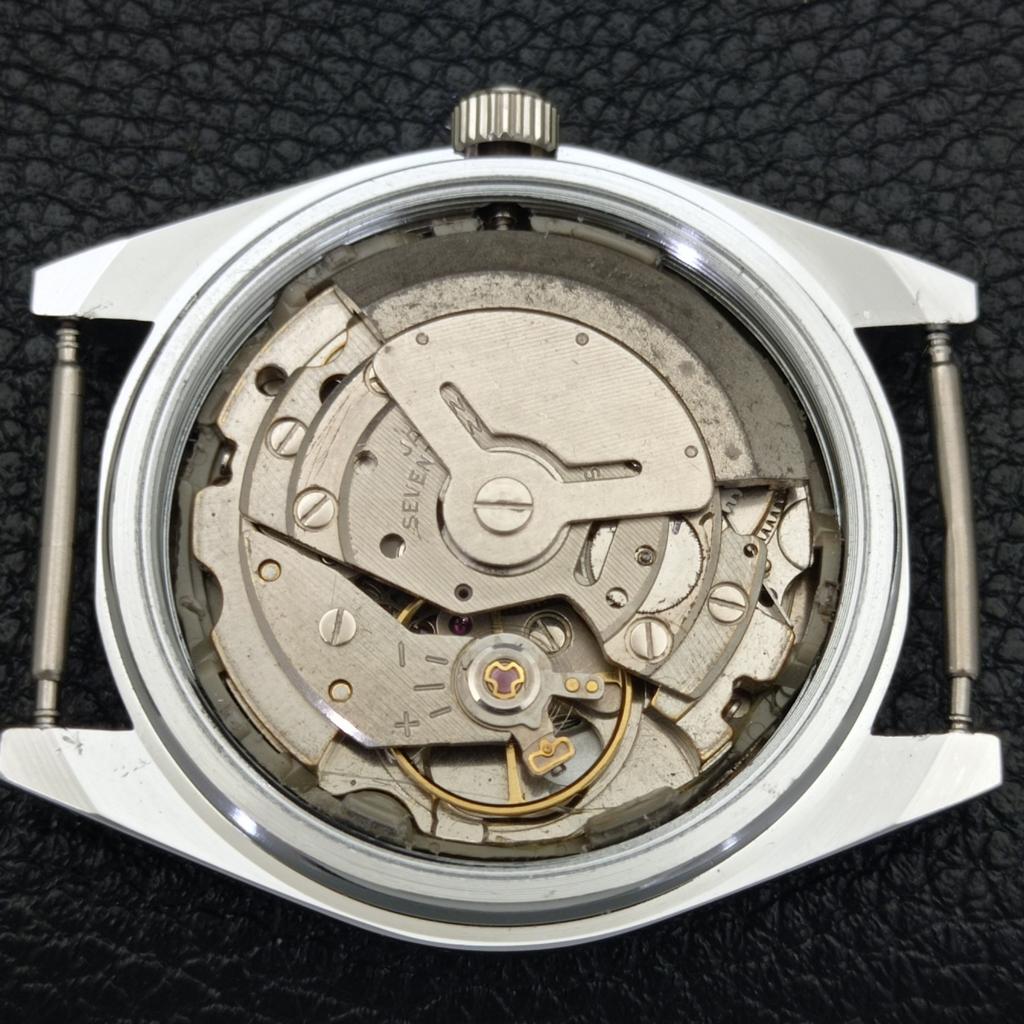 ВОССТАНОВЛЕННЫЕ МУЖСКИЕ ЧАСЫ SEIKO 5 AUTOMATIC, СДЕЛАНО В ЯПОНИИ, КРАСНЫЙ ЦИФЕРБЛАТ, ИЗГОТОВЛЕНЫ НА ЗАКАЗ a440096-2 QV90-a440096