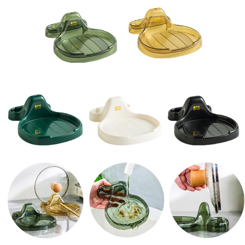 Кухонная полка для крышек кастрюль в виде ракушки - стильный и компактный органайзер для дома