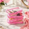 Earphone Cable Carrying Case Clear Zipper Storage Bag, Durable Hard Shell Portable Case, Pill Box for Travel Dustproof Container, Headphones Pills And