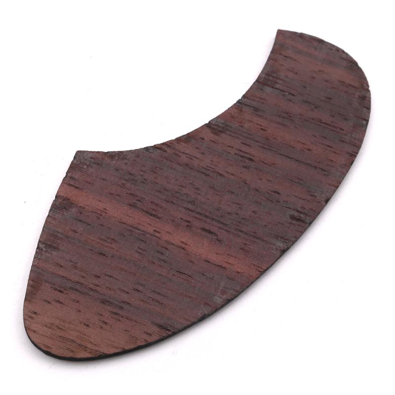 hot! 2Pcs Ukulele Pickguard Crescent Rosewood Shield Wooden Guards Musical Instrument Accessories