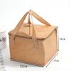 Breakfast Organizer Tote Canvas Lunch Bag Food Hand Bags Waterproof Lunch Bag Kraft Paper Bags