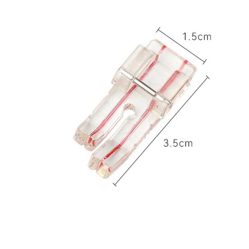 Лапка для бытовых швейных машин 602 прозрачная 1/4" для квилтинга Brother Singer Babylock