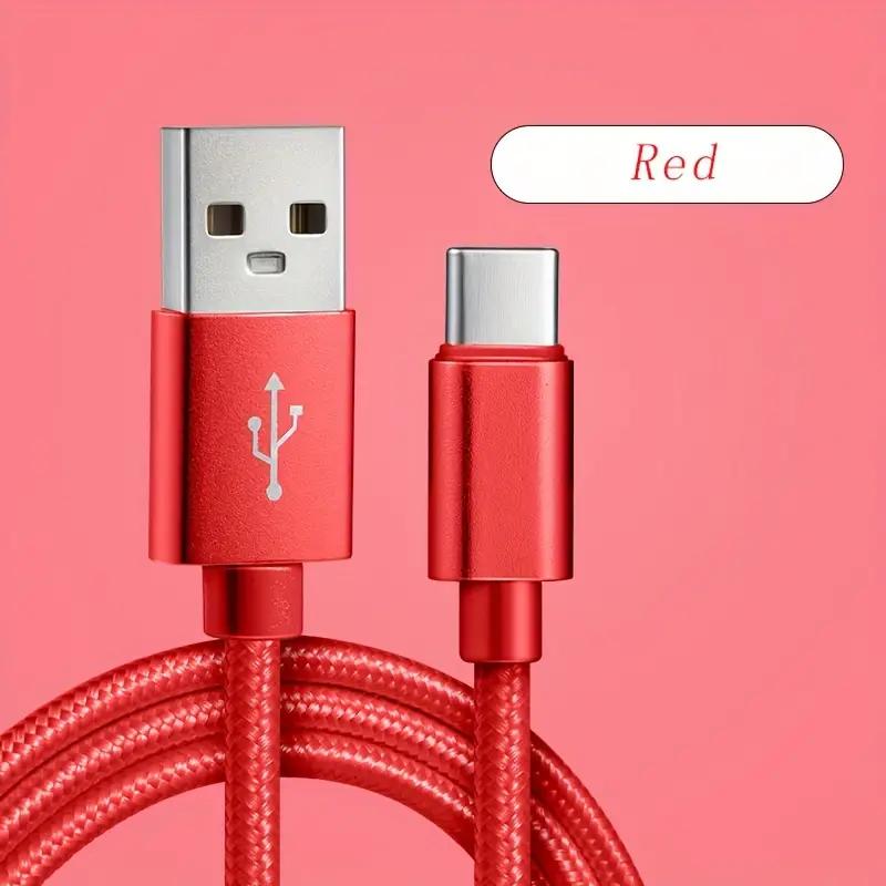 Цифровые кабели 3,3 фута/6,6 фута/9,9 фута высокоскоростной USB Type-C кабель для быстрой зарядки для телефонов Android - совместим с Samsung Redmi OnePlus и Xiaomi