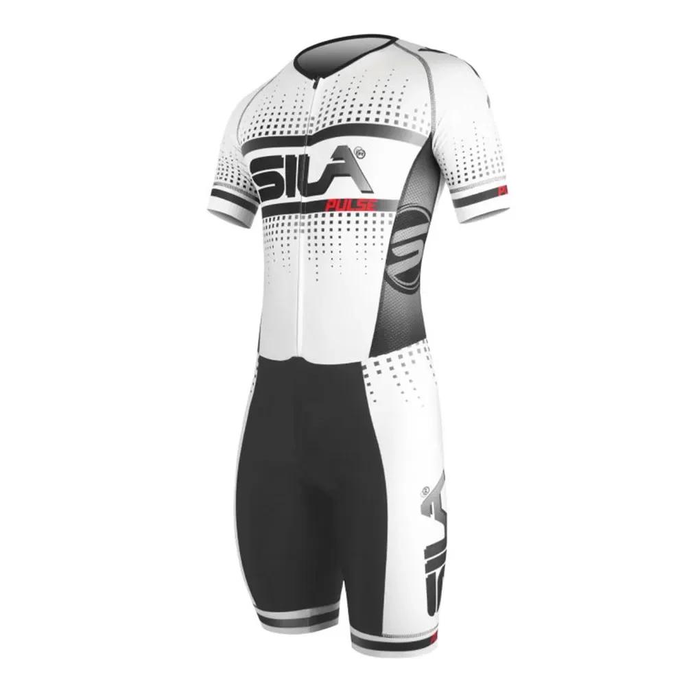 Sila Kids Cycling Skating Suit Inline Skate Speed Skating Short Sleeve Racing Suit Ciclismo Children's Fast Skating Clothing