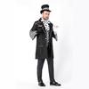 Костюм мужской униформы фокусника Костюм мима Чаплина для косплея Сценический костюм