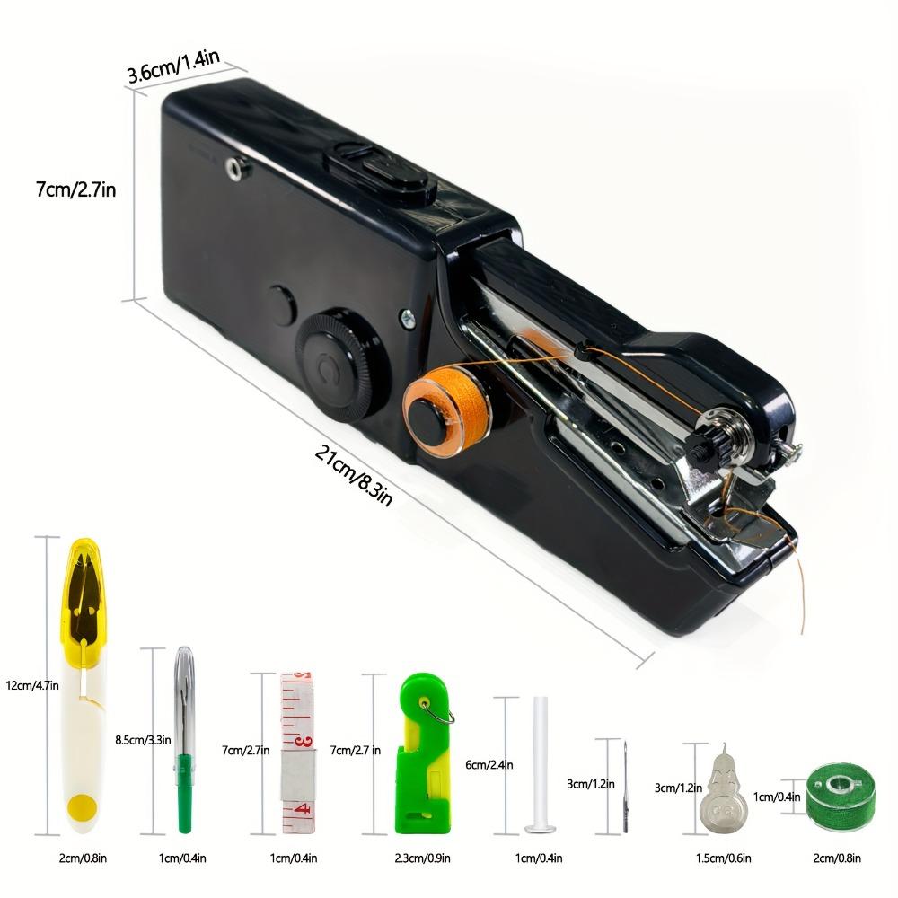 Мини-электрическая ручная швейная машинка, портативная автоматическая швейная машинка с питанием от USB и аккумулятора, самостоятельный ремонт ткани для путешествий и дома