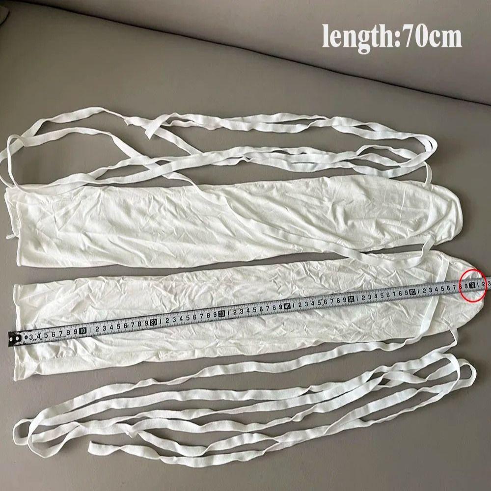 Женские балетные носки-гольфы с ремешками в стиле панк, тонкие чулки, модные носки-гольфы с завязками на икрах, гетры