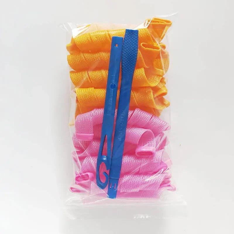 Без нагрева локоны для волос Бигуди без нагрева Валик для завивки волос Зажим для волос Локоны для сна Шелковые бигуди Мягкие валики Инструменты для укладки волнистых волос