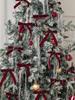 12 Velvet Bows For Christmas Trees - Used As Rural Gift Bows For Christmas Home Decoration Outdoor And Indoor Occasions