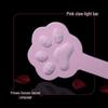 Розовый 3D-линейка в виде кошачьей лапы и термочувствительный тренировочный хлыст, набор