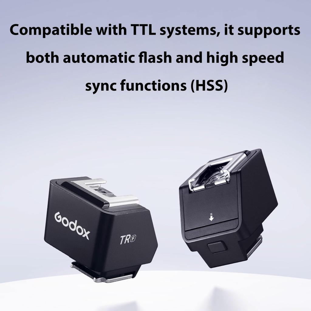 GODOX TTL Hot Shoe Riser for Fujifilm Camera 30mm Hot Shoe Compatible with GODOX Camera Flashes TR-F Flashes, Height-Rising Adapter,