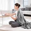 180x130cm Electric Blankets Flannel Warm Body Heating Blanket  Intelligent 6-speed Temperature Control Thin Blanket Multi Purpose Sofa Bed Thin Quilt